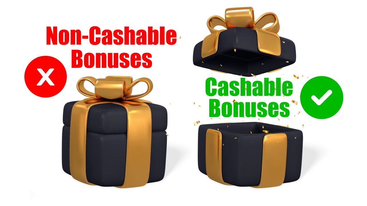 Cashable vs. Non-Cashable Welcome Bonuses