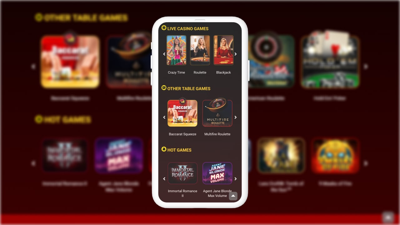 Luxury Casino mobile