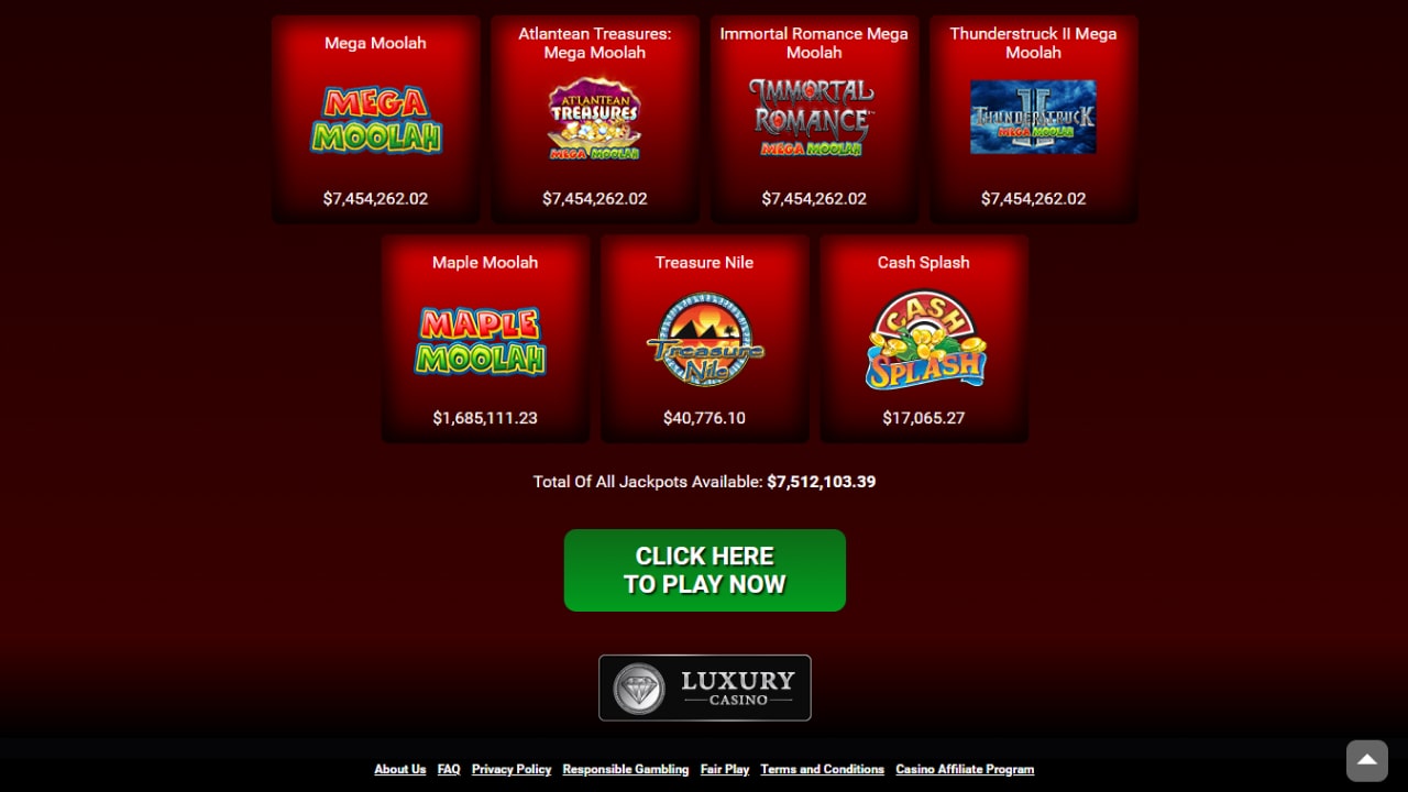 Luxury Casino online games