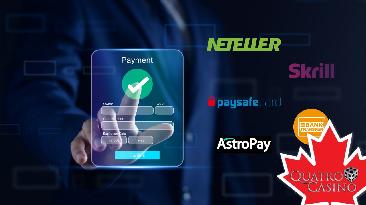 Quatro casino payment methods