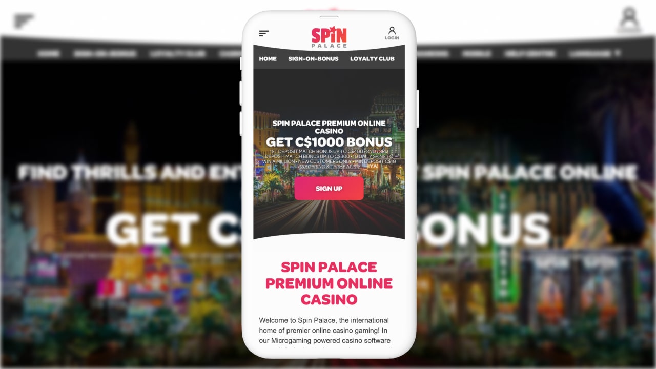 Spin palace mobile